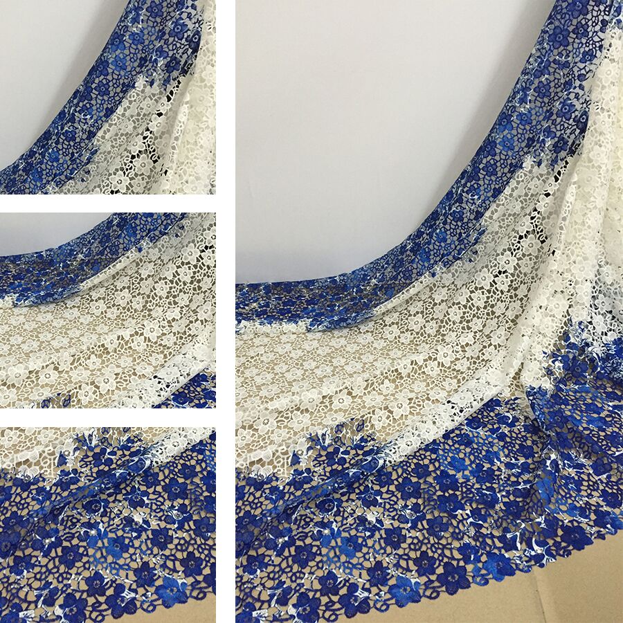 Milk Silk High Quality African Lace Swiss Voile Guipure Cord Lace Fabric For women dress party 5yd/lot Free Shipping