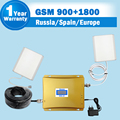 LCD display GSM 900 DCS 1800MHz Dual band cellphone signal booster amplifier mobile phone repeaters and