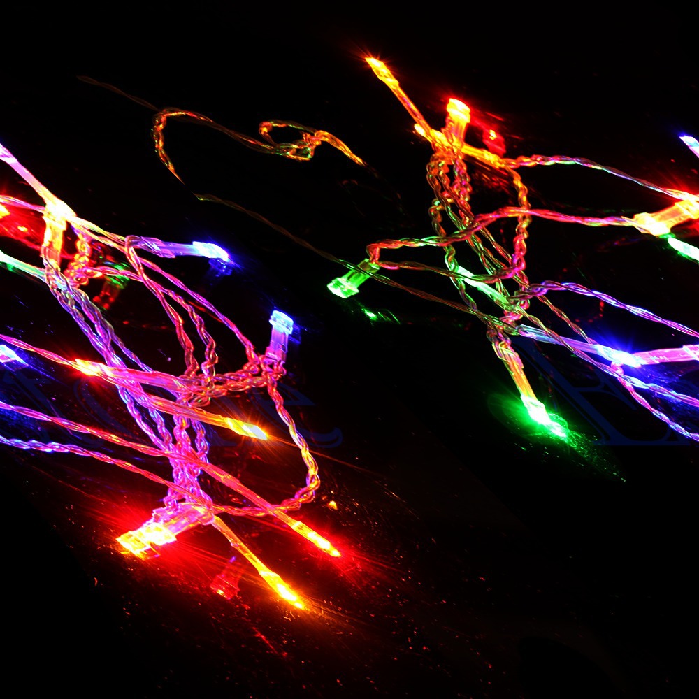 Wholesale&Retail 10 LED Christmas Wedding Party Festival String Fairy Light Lamp AA Battery Power Light 1.5M