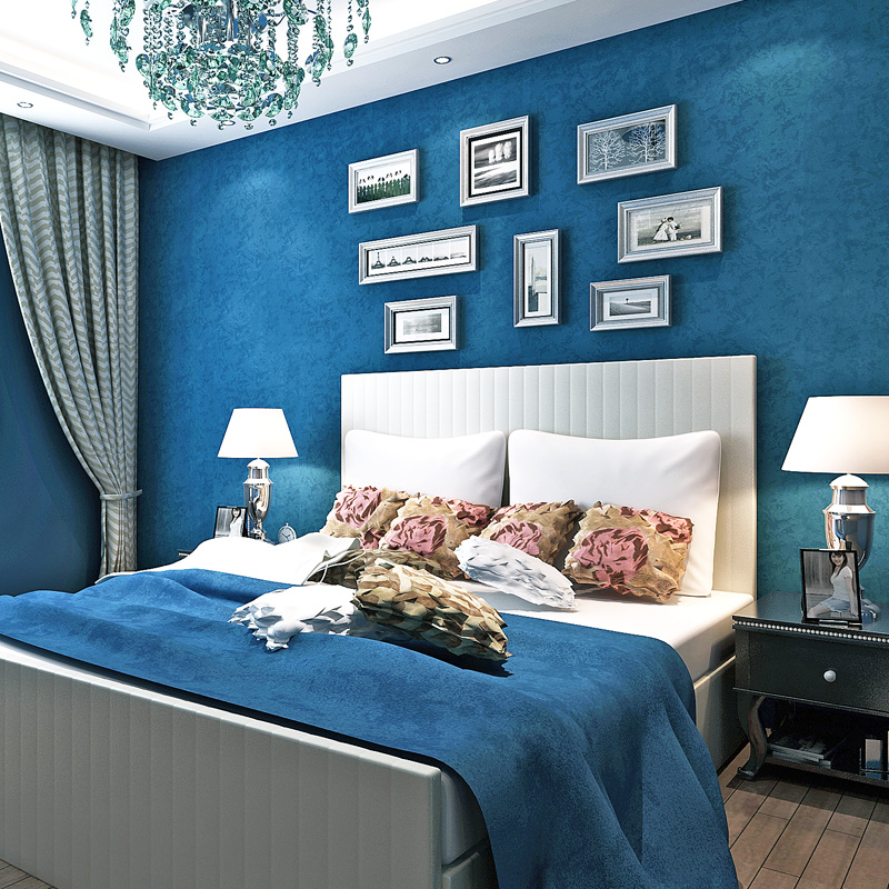 Stunning Parete Blu Camera Da Letto Contemporary - Modern Home ... Stunning Parete Blu Camera Da Letto Contemporary - Modern Home ...
