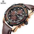 MEGIR Chronograph Sport Watch Men Analog Digital Watch Luxury Genuine Leather Band Fashion Men Watches Relogio