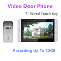FREE SHIPPING 7 Inch Night Vision Digital Video Door Phone Intercom System with TFT LCD Touch