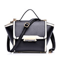 Fashion New Mini Bag Women Trendy Contrast Color Small Handbag Chic Flap Occident Style Shoulder Bag