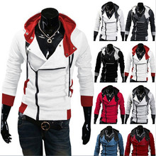 2016 new man assassins creed fleece hoodie casual sweatshirt jacket sports suit fashion jersey assassin sportswear swag running