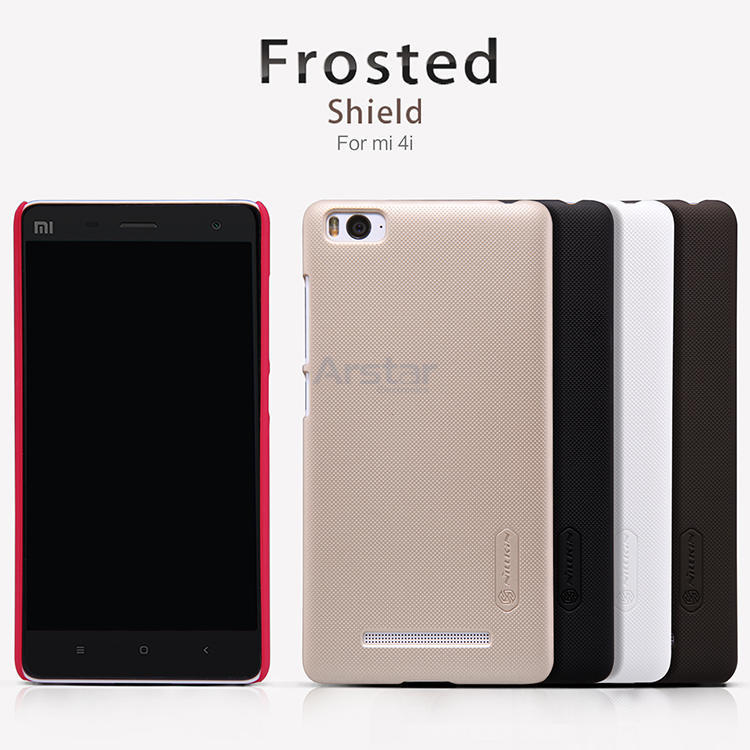 Original NILLKIN Super Frosted Shield Case for Xiaomi Mi4i Mi4c back cover matte shell Screen Film