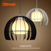 Restaurant droplight hood single-head contemporary creative personality balcony office, wrought iron industry the bar