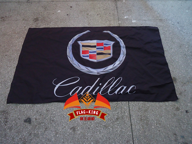 Cadillac racing club car flag 90 150CM polyster Cadillac baner flag king