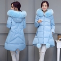 2016 winter women coat Hooded Plus velvet keep warm down jackets Ladies Fashion Loose plus size