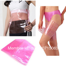 Russia Free Shipping New 1set/2pcsSauna Slimming Belt Burn Cellulite Fat Leg Thigh Wraps Weight Loss Shaper Nt8V7