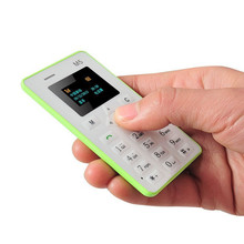 Original Ultra Thin AEKU M5 Mini Card Phone Student Pocket Low Radiation Child Girl Phone Aiek