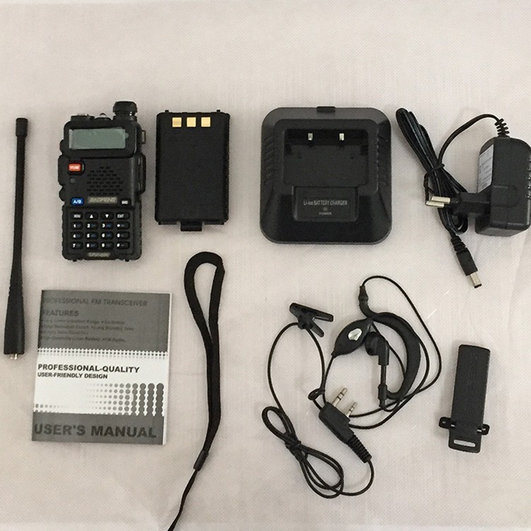 New Portable Radio Sets Police Equipment Bao Feng Walkie Talkie 10km For Amateur Radio pmr Station Radio Baofeng uv 5r Walk Talk (1)