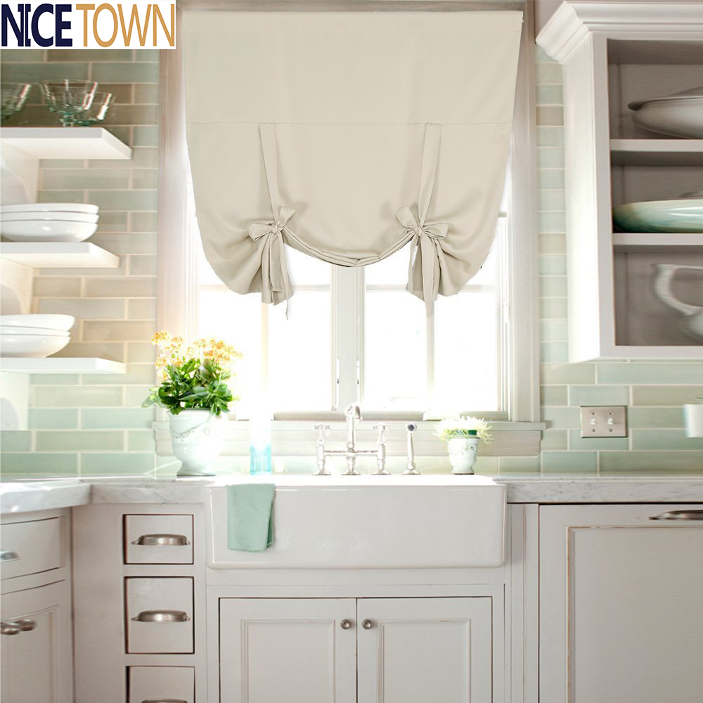 Online kopen wholesale solid color kitchen curtains uit china ...
