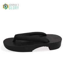 2016 Summer women Sandals Japanese Geta Candlenut Clogs for female Cosplay Geta Flip Flops Slippers