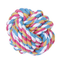 Pet Puppy Molar teeth cleaning Rope Fashion Dog Cottons Chews Toy Ball Play Braided Bone Knot