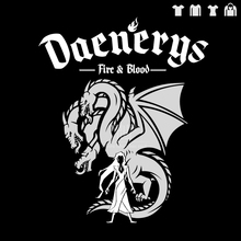 Game of thrones house targaryen sigil daenerys mother dragon t-shirt 100% preshrink ringspun cotton short sleeve free shipping