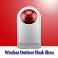 Free shipping outdoor strobe siren for WIFI gsm home alarm system waterproof flash siren wireless defense