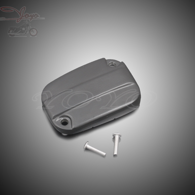 Chrome Black Front Master Cylinder Cover For Harley Touring Electra Glide Ultra Classic Road King Street