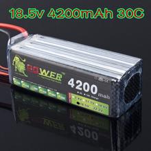 1 Pcs Lipo battery 18.5v 5200mah 4200mAh 30C Lipo battery Li poly For RC Car Helicopter 6 Channel Align Trex Akku Deans Plug