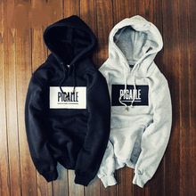 2015 Winter High Street Fashion Hoodies Men Hip Hop Sweatshirts Man Fleece Hoody Sportswear Paris Fashion PIGALLE Winter Tops