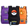New Game Pokemon Go Backpack oxford Pocket Monster Pikachu Gengar Schoolbags Fashion Unisex Travel Laptop Bag