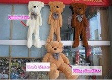 Venta al por mayor 10 unids 200 CM sin llenar oso gigante de peluche a granel piel 2 M vacío shell Teddy bear kid juguetes de peluche de la capa del día de san valentín de tamaño natural