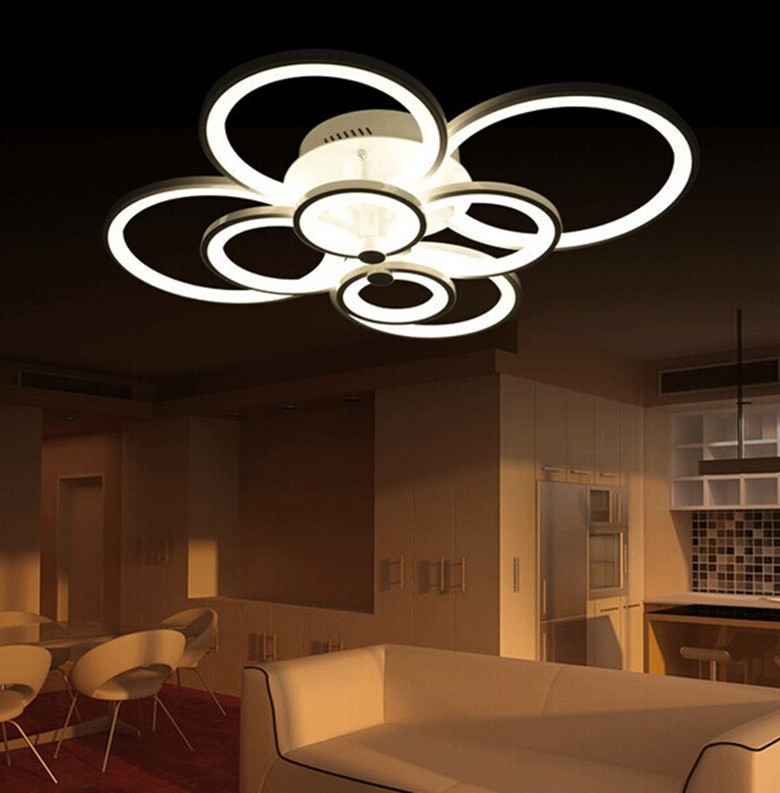 Moderne led verlichting woonkamer: nl loanski plafondlamp ... Lampen woonkamer vt wonen