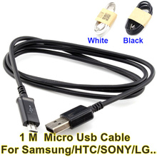 Micro USB Cable Mobile Phone Charging Cable 100CM USB2 0 Data sync Charger Cable for Samsung