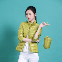 Ultra Light Down Winter Jacket Woman Slim Outdoor Casacas Mujer 2016 Down Parkas Outerwear Stand Collar Camperas Mujer