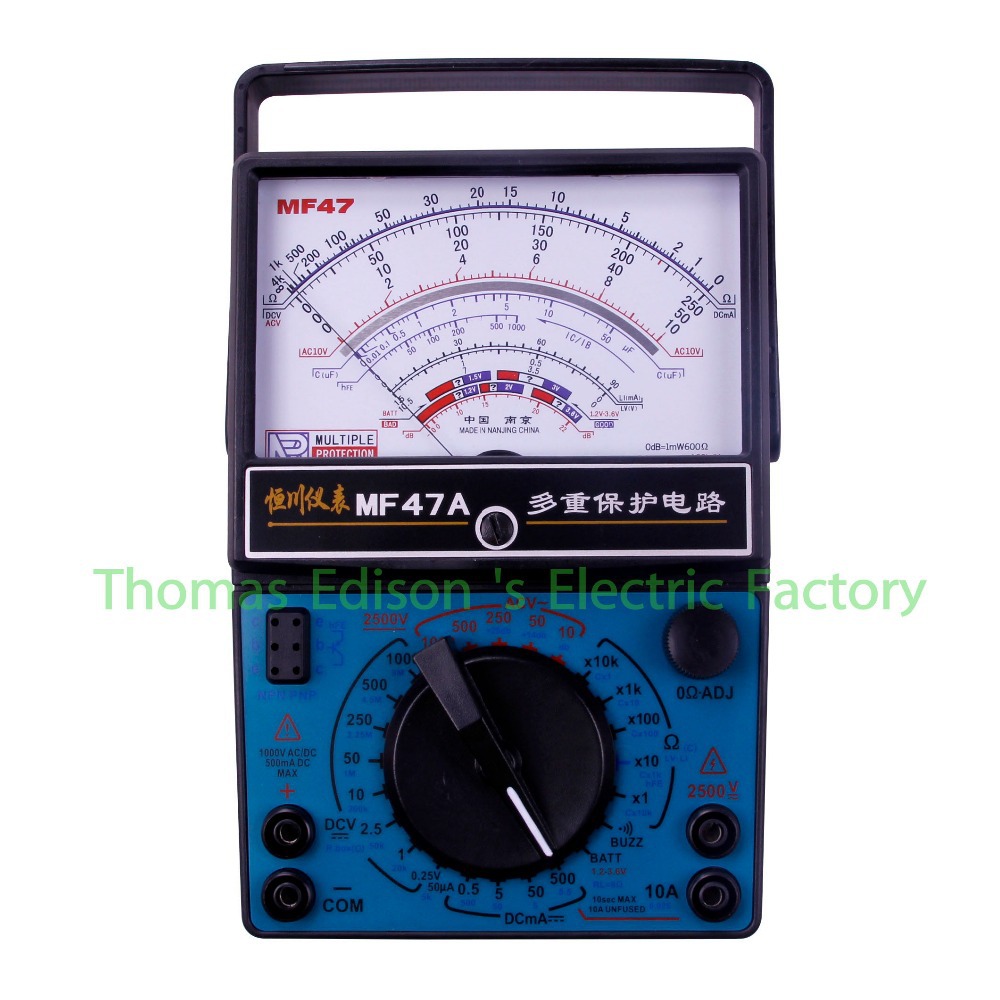 HighqualityElectricalACDCVoltAmmeterMF47AAnalogMultimeter