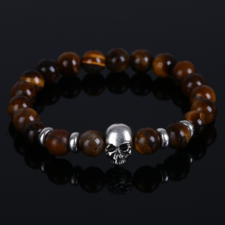 stone skull bracelet