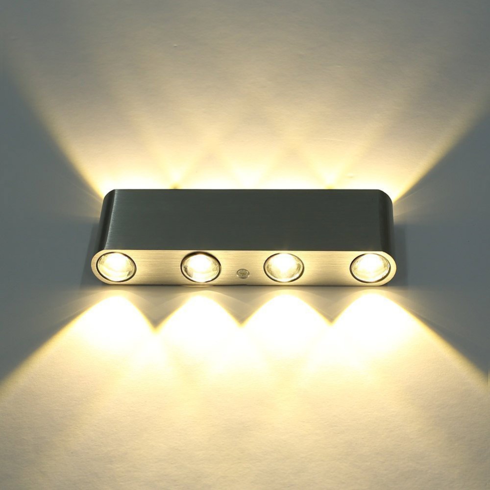 Led Light 720LM Rectangle 8W LED Wall Lights Up&Down Lighting Square Indoor Hallway Wall Sconce Lamp