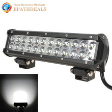 12 Inch 12V 24V Cree LED Work Light Bar Waterproof 5760LM 72W LED Worklight Lamp for