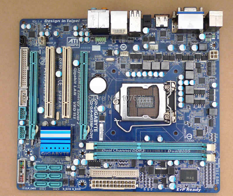 Купить Настольный ПК Системная плата GA-h55m-d2h для гигабайт lga 1156 ...