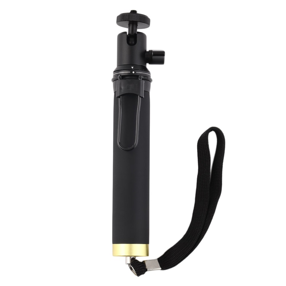 Black Selfie Sticks Travel Handheld Camera Self timer Lever selfi Cellphone Monopod Mount Stick for Sports