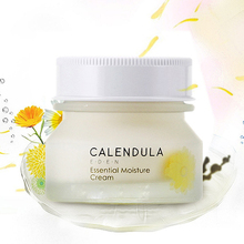2015 New Natural Plant Calendula Face Day Cream Skin Care Essential Mositurizing Remove Acne Marks Whitening Facial Cream 50ML
