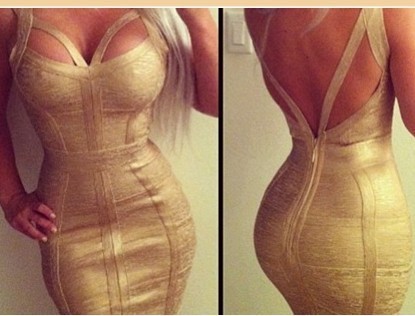 Rose-Gold-Spaghetti-Strap-High-Quality-Mini-2014-Wonem-s-HL-Bodycon-Bandage-Dress (3)