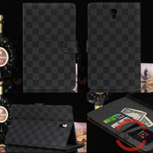 business style Plaid Leather Case cover for Samsung Galaxy Tab S 8 4 T700 T701 T705
