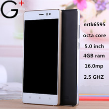 Smartphone G+ 5s orignal phone mtk6595 5.0″1920*1080 octa core 4GB ram Dual SIM Cards 16.0mp android cell mobile phone 3G GPS