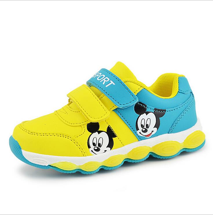 mickey mouse velcro shoes