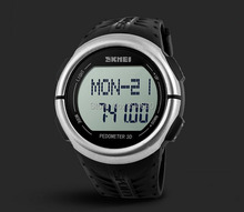 2015 New Outdoor LED Sports Watches Pedometer Heart Rate Monitor Calories Digital Watch Sport Fitness for