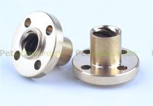 2 x Brass Flange Trapezoidal Bronze Nut For 3D Printer Z Axis Lead Screw 8mm
