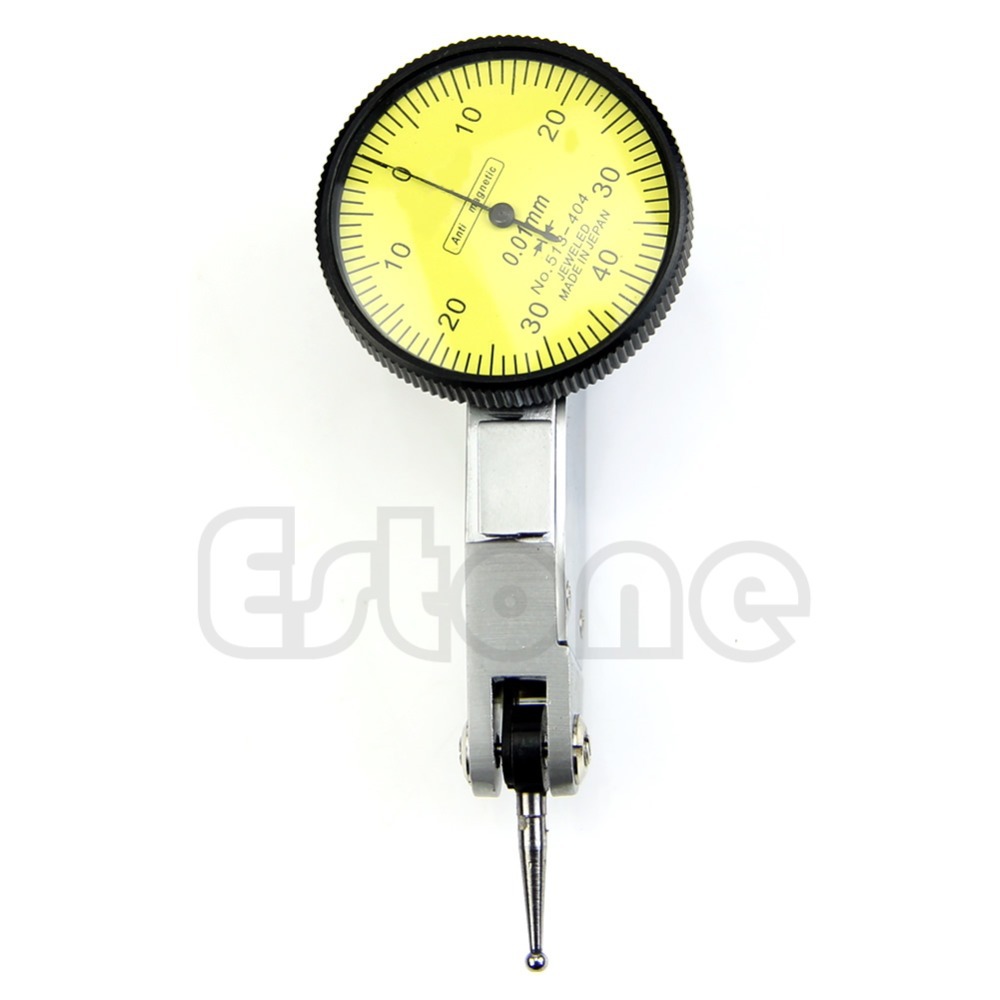 Free shipping 1PC Level Gauge Scale Dial Test Indicator Precision Metric Dovetail Rails 0 0 8mm