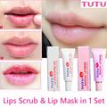 Top Quality TUTU Brand Lip Exfoliating Gel Cosmetic Brand Moisture Lip Mask lips Care Gently Facial