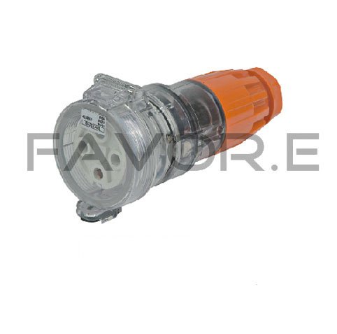 50A three phase 4 round pin female plug industrial lead connector 56CSC450