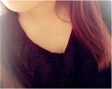 Hot sale Fashion simple popular ‘Big Dipper’Necklace Lovely Dipper crystal necklace jewelry for women