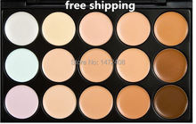 hot 2 Color choose 15 colors Concealer Neutral Palette 15 color makeup tools scar cream Face