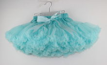 Free Shipping Fluffy Chiffon Pettiskirts Baby 21 Colors tutu skirts girls Princess Dance Party Tulle Skirt