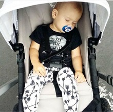 2016 new summer style cotton little monsters short sleeve infant clothes 2 pcs baby boy clothing sets baby boy girl clothes set