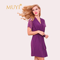 comfortable classic top nightwear robe women sexy lingerie dress summer sleepwear erotic apparel lace sleeve vintage