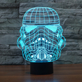 Star Wars Lamp Night Light Storm Trooper White Soldier luminaria de mesa LED Night Light 7